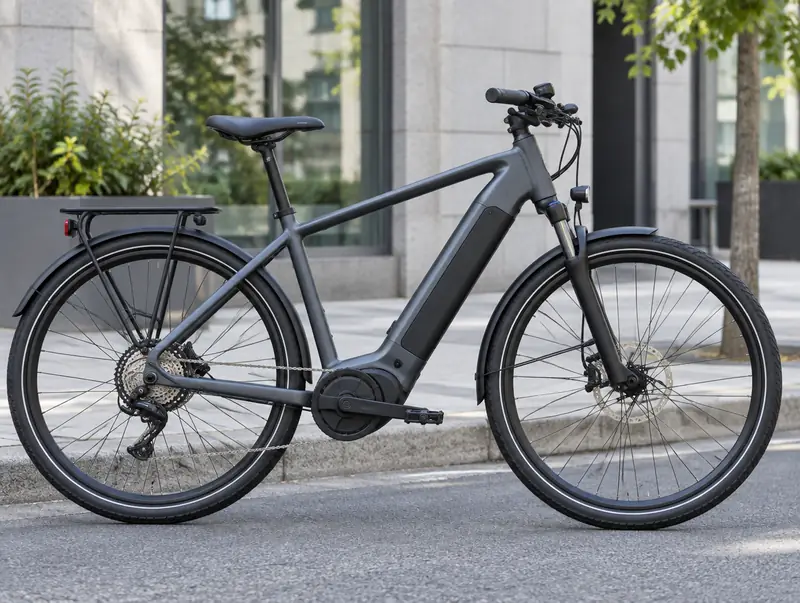 Electric bike with integrated battery